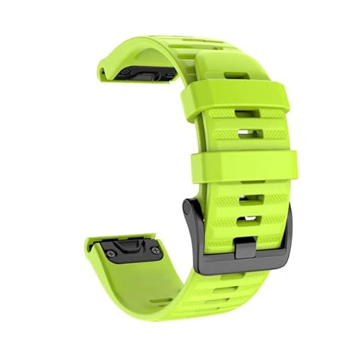 OPKDE Sport-Silikonarmband für Garmin Fenix 7X, 7, 7S, 6X, 6, 6S, Pro, 5X, 5, 5S, 3HR, 22 mm, 26 mm, 20 mm, einfache Passform, Schnellverschluss-Armband, 26mm For Fenix 5X 5XPlus, Achat