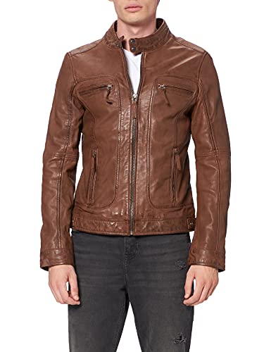 Oakwood Herren Jacke Echtleder 60901 Marrone (Marron (Cognac)), XX-Large