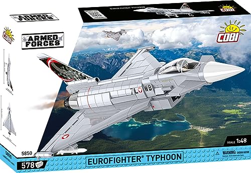 COBI 5850 - Eurofighter Typhoon Austrian Air Force, 635 Bauteile, Maßstab 1:48