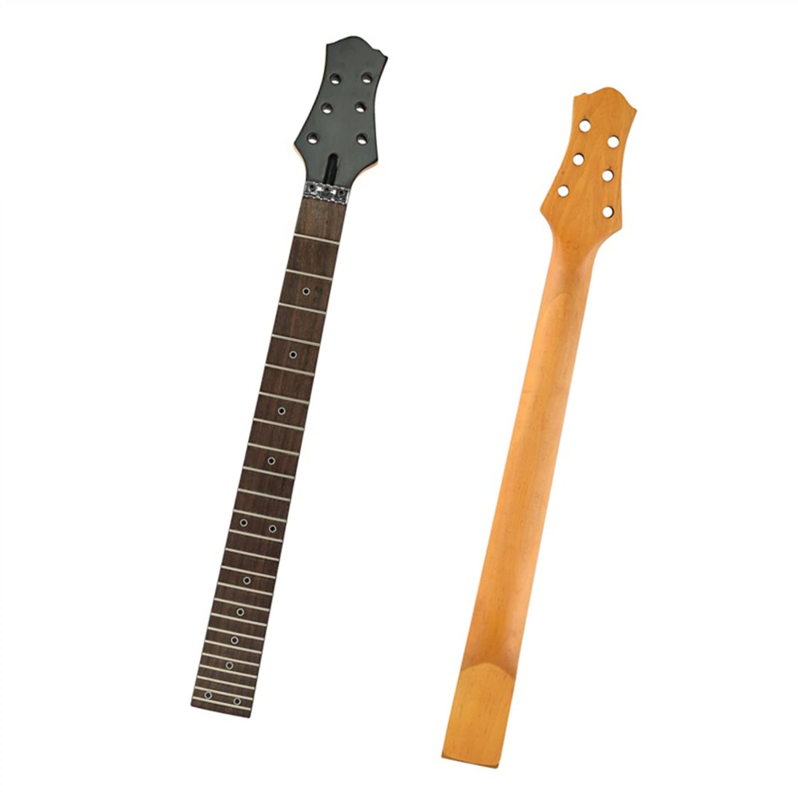 E-Gitarrenhals, 24 Bünde, Ahorngriff, Palisander-Griffbrett, Gitarrenteile Gitarre Hals Ersatz