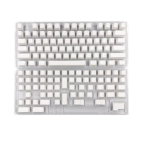 Oadnijuie CherryProfile Tastenkappen Dickes DyeSub 137Keys Mechanische Weißes Tastenkappen Set