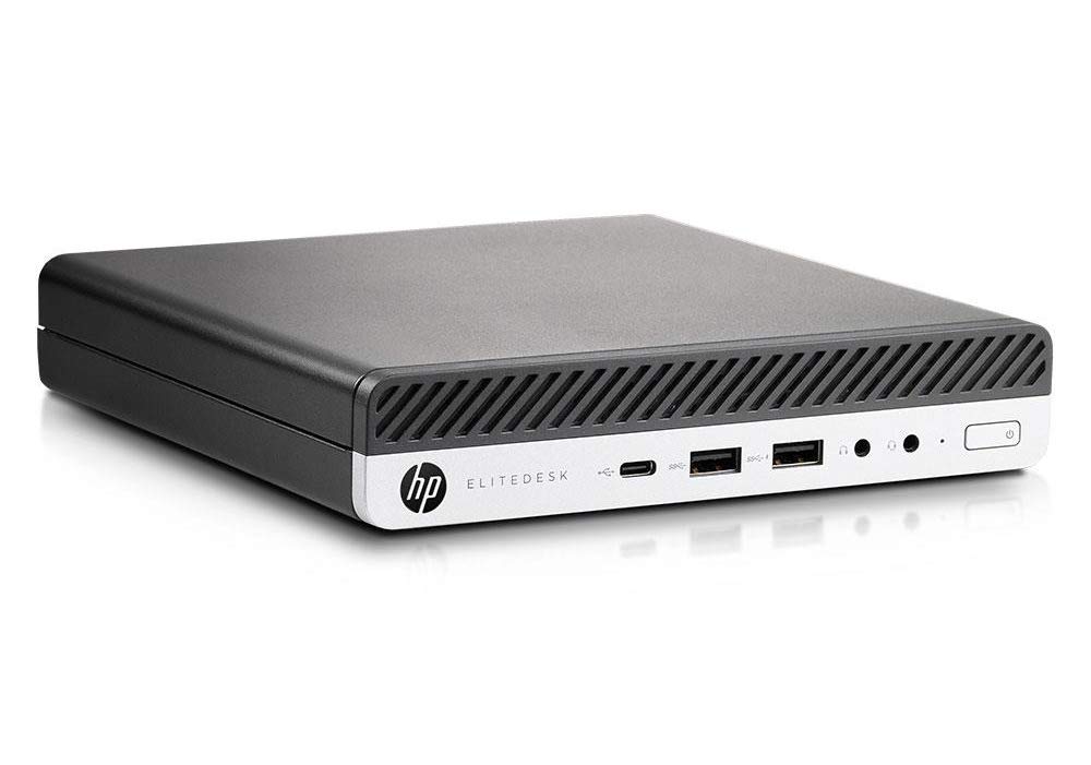 HP EliteDesk 800 G5 Desktop Mini Intel Six Core i5 9500T 256GB SSD Festplatte 16GB Speicher Windows 11 Pro Desktop Computer Mini PC (Generalüberholt)