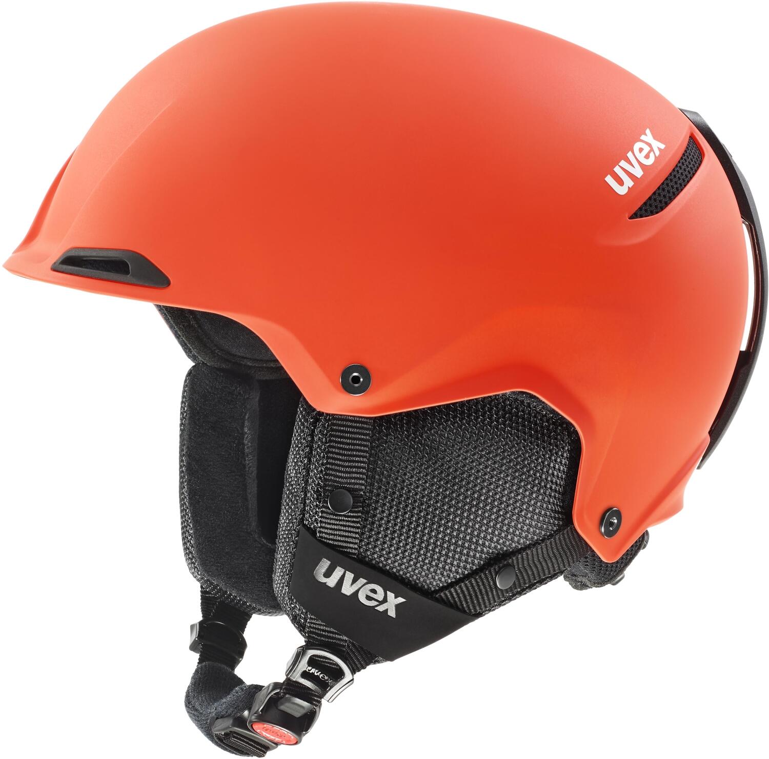 uvex JAKK+ IAS Skihelm (52-55 cm, 60 fierce/red matt)