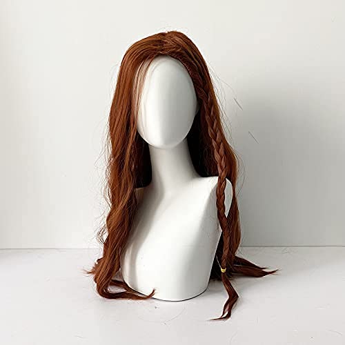 LINLINCD-Wig Anime Cosplay Neuer Film Natalia Alianovna Romanova Cosplay Perücke Natasha Romanoff Hitzebeständige Synthetische Perücke Halloween Party Kostüm Zubehör Requisiten