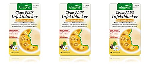 Alsiroyal Cistus PLUS Infektblocker mit Manuka-Honig 3 x 90 Pastillen (270Stk)