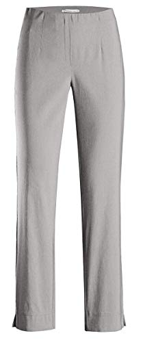 Stehmann INA-740, Bequeme,stretchige Damenhose-Bitte mindestens 1 Nummer Kleiner bestellen, silber, 36