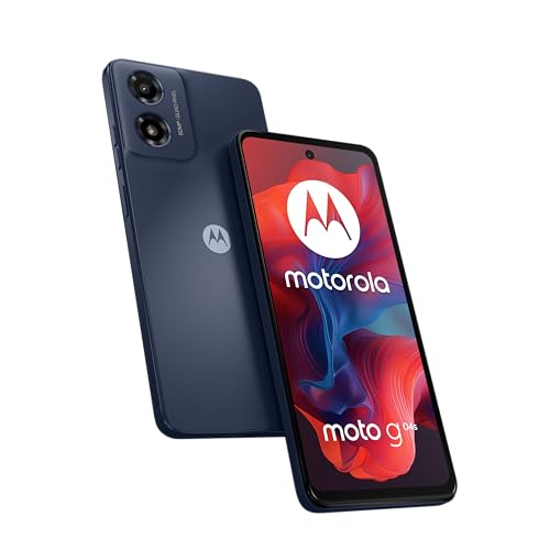 Motorola Moto g04s Smartphone (6,6"-HD+-Display, 50-MP-Kamera, 4/64 GB, 5000 mAh, Android 14) Concord Black, inkl. Schutzcover + Handyhalterung [Exklusiv bei Amazon]