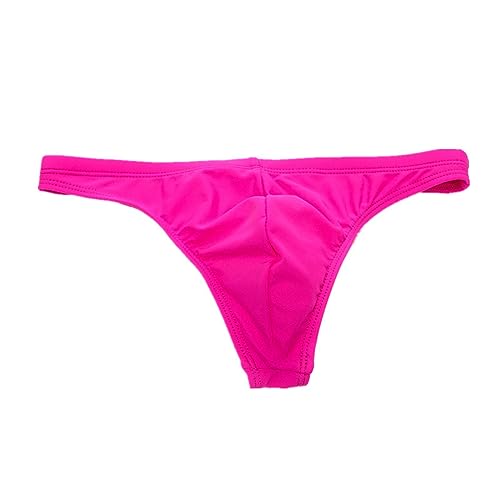 ALANZE Herren Tanga Bademode Bikini Für Badehose Badeanzug Badehose Strand Shorts Höschen Gay Badeanzug Badeanzug Mann Herren Bikini,Leuchtend Rosa,L