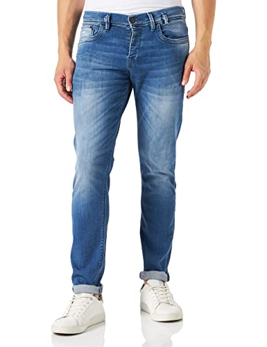 LTB Jeans Herren Servando X D Tapered Fit Jeans, Blau (Cletus Wash 52270), W32/L34 (Herstellergröße: 32/34)