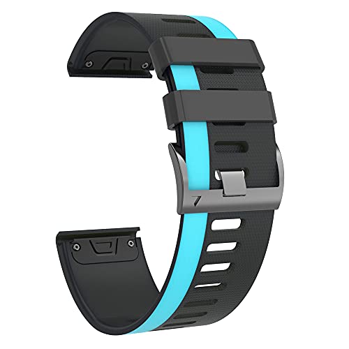 OPKDE 22 x 26 mm Smartwatch-Armband für Coros Vertix 2 Smartwatch, Silikon, schnelle und einfache Passform, für Garmin Fenix 7 7X Armband, 22mm For Vertix, Achat