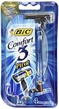 BIC Comfort 3 Einweg-Rasierer, Herren, 4 Stück