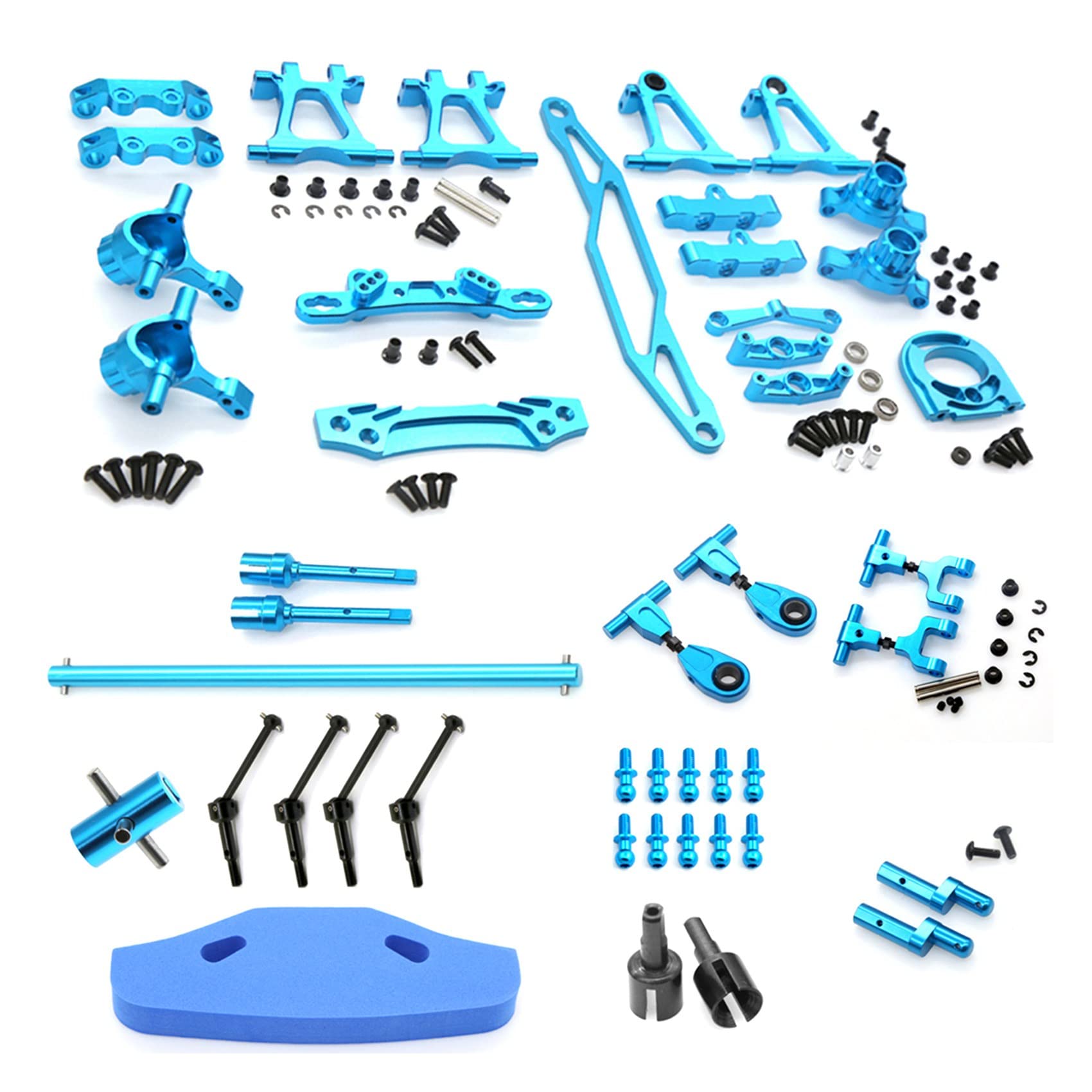 SOFORFREEM Zubehör-Set für Metallmodifikation, Federungssteuerung, für TT02 TT-02 1/10 RC Auto-Upgrade-Teile, 1