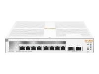 HPE Aruba Instant On 1930 8G Class4 PoE 2SFP 124W Switch - Switch - L2+ - managed - 8 x 10/100/1000 (PoE+) + 2 x Gigabit SFP - an Rack montierbar - PoE+ (124 W) (JL681A)