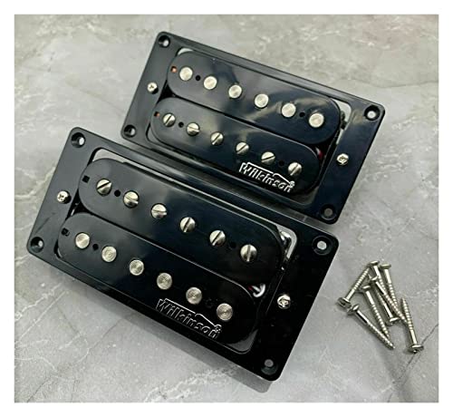 ZENGXUE Humbucker Alnico Set Für E-Gitarre In Der Schwarzen Farbe Humbucker Tonabnehmer Set