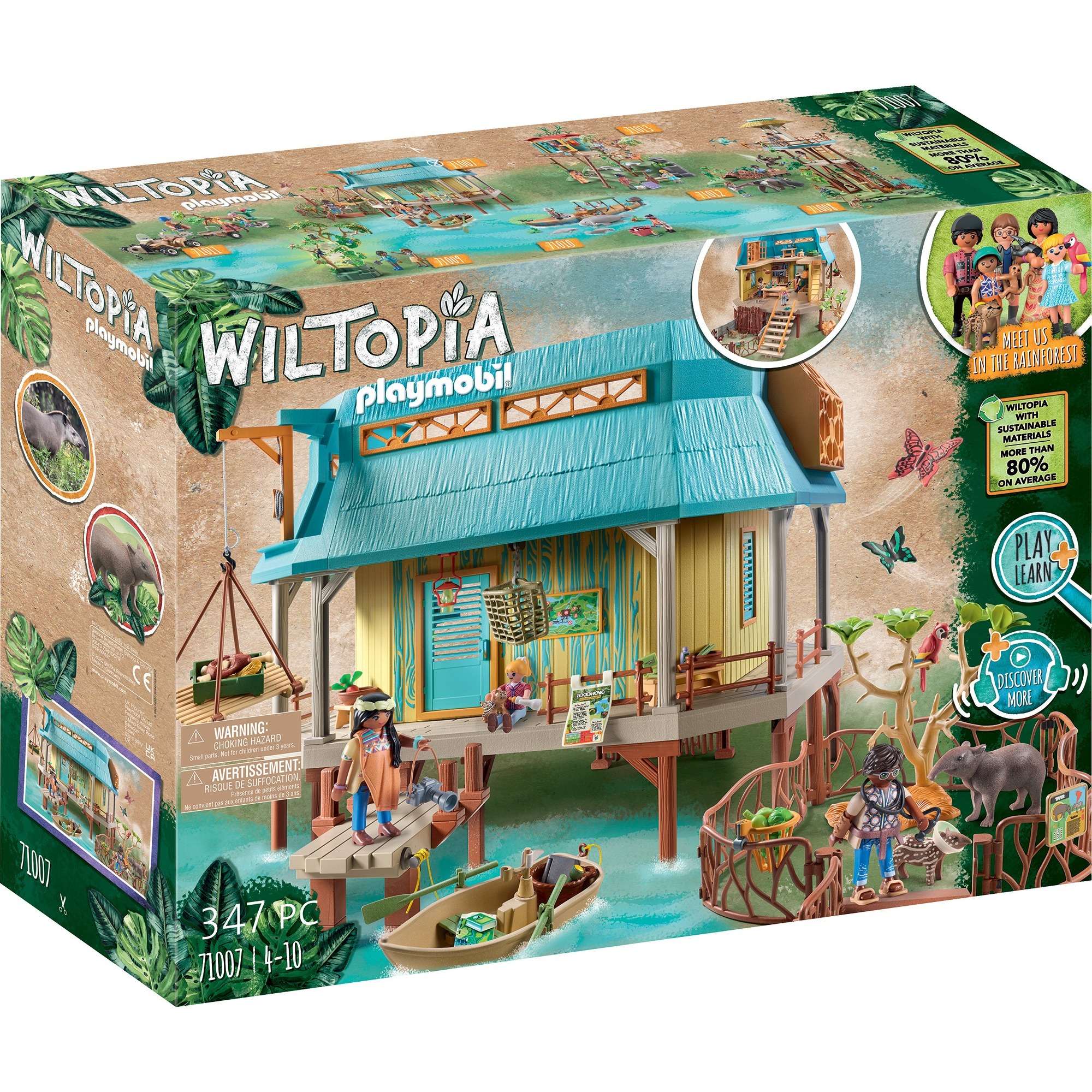 71007 Wiltopia Tierpflegestation, Konstruktionsspielzeug