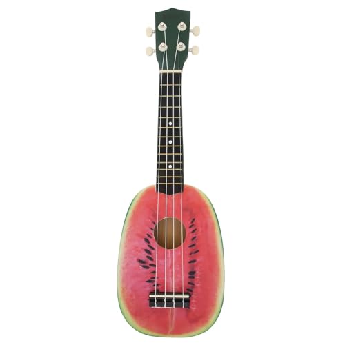 Mini-Musikinstrument-Ornamente 21-Zoll-Ukulele mit hoher Tonhöhe, klassisches Modell, Schmuck, Mini-Zubehör, Musikinstrument, niedliche Dekoration, tragbar, einzigartig, Miniatur-Kunsthandwerk, Wasser