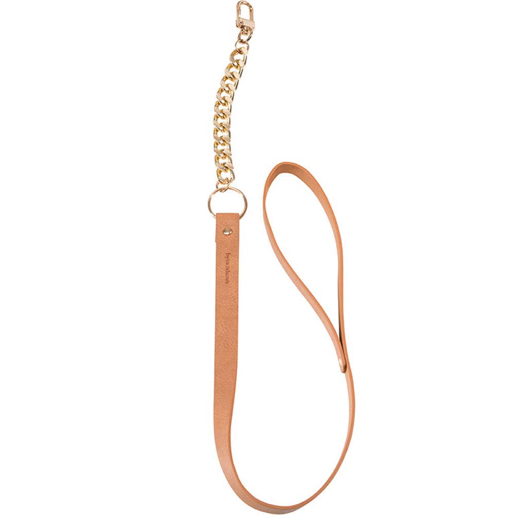 BIJOUX INDISCRETS - MAZE - Leash - Leine zum Einhaken aus Leder (vegan) - braun