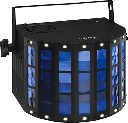 IMG STAGELINE LED-162RGBW LED-DMX-Lichteffektgerät, 48-strahlig, mit integriertem Stroboskop, schwarz