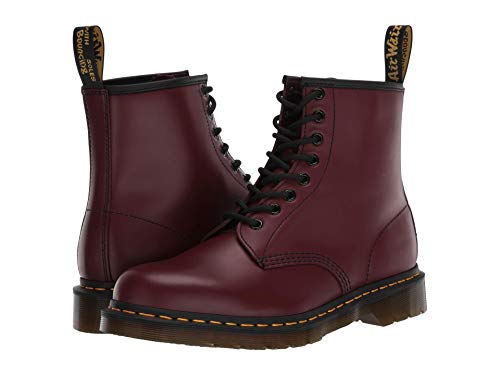 Dr. Martens 1460 Glatt, Erwachsene Unisex Stiefel,, Rot (Cherry Red), 48 EU