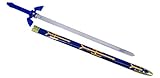 KOSxBO® XXL 100 cm Zelda Master Sword Schwert Legend of Zelda Single Sword - Swords - Schwerter - Edelstahl Klinge - Originalgetreu 1:1 Cosplay