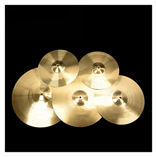 Splash Cymbal Drum Set Legierung Messing Cymbal Set 14/16/18/20 Zoll Cymbals (Color : 14/14/16/20inch)