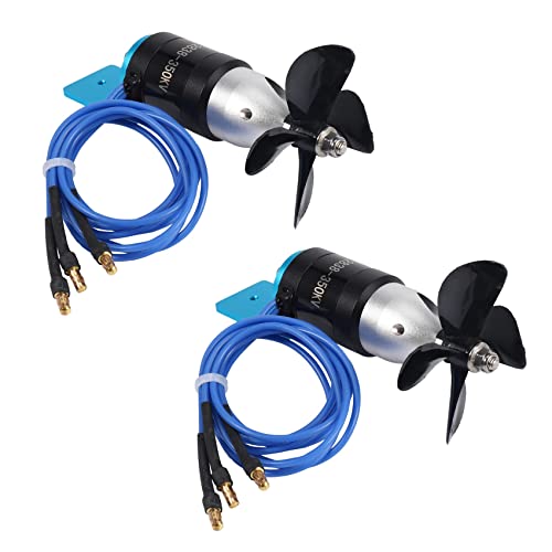 SICOSALT 2X IPX8 Wasserdichtes Unterwasser Strahl Ruder 2838 350KV 2,4KG Schub Bürstenloser Motor mit 55mm 60mm Propeller