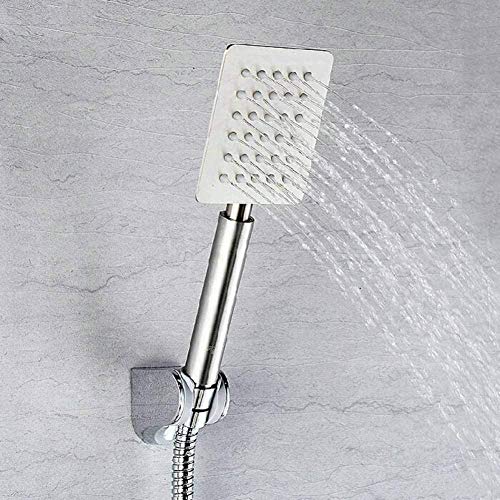 YIHANSS Duschkopf Duschkopf Duschfilter Power-Duschkopf Handbrause Duschkopf Quadratischer Badezimmer-Duschkopf Handbrause mit Druck Hocheffiziente wassersparende Handbrause H