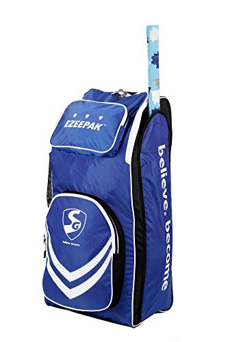 SG Ezeepak Duffel Cricket-Tasche, volle Größe mit Schultergurten und Griff für Männer/Einzelspieler/persönliche Cricket-Taschen, Ezeepak