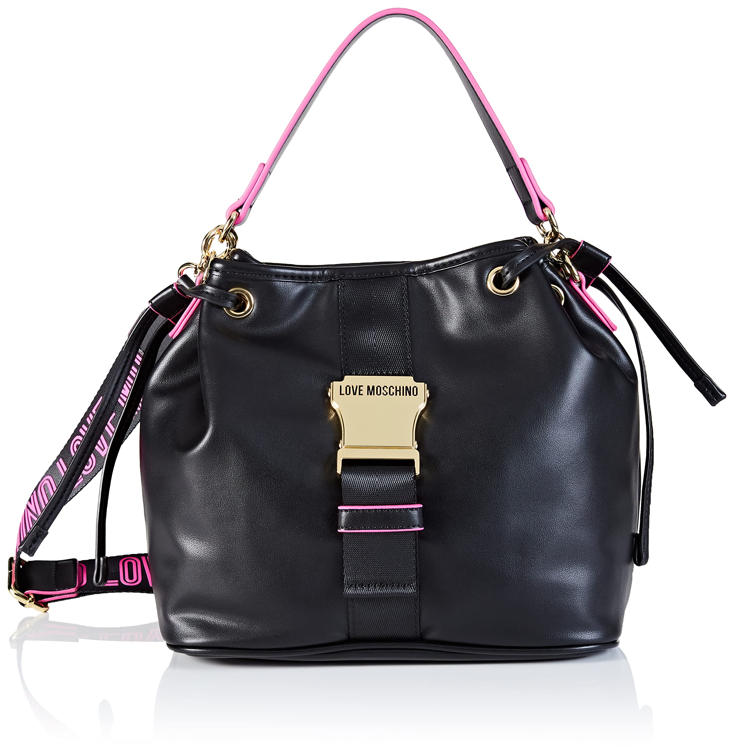 Love Moschino Damen Jc4371pp0fkh100b Handtasche, Schwarz, Einheitsgröße