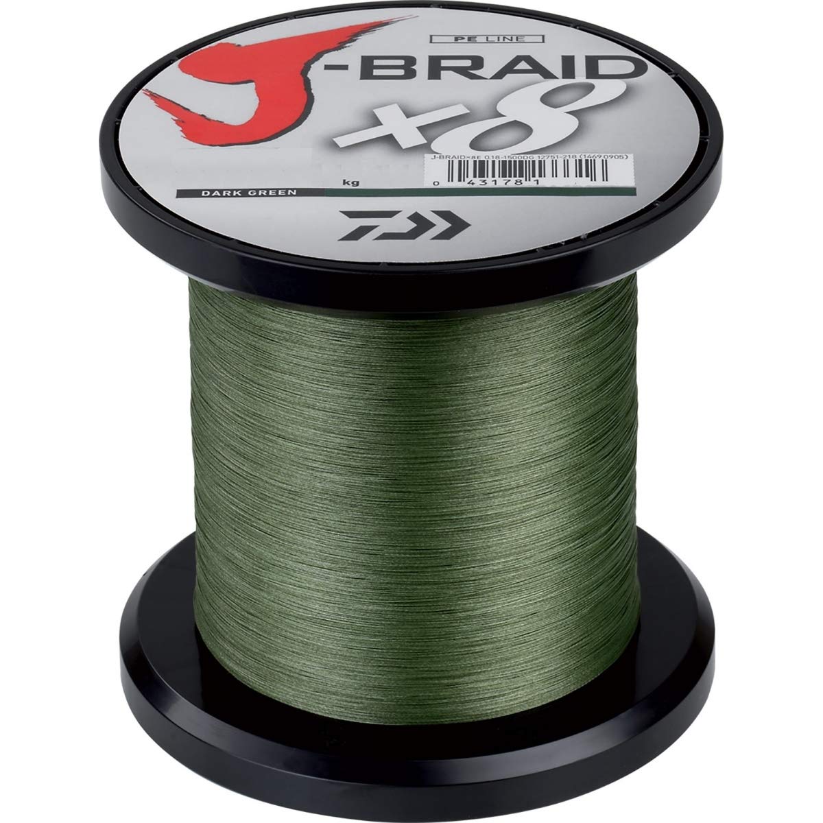 Daiwa - Fishing Braid J Braid 8B 3000M 28/100 Green - 12751328