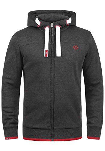 SOLID Benjamin Zip Sweatjacke, Größe:S;Farbe:Med Grey (8254)