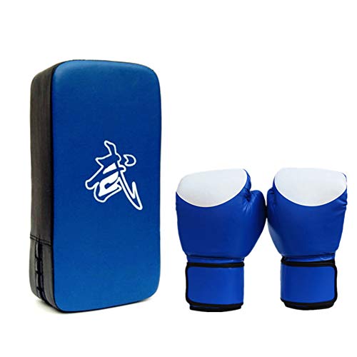 Pratzen Kampfsport Box Handschuh Herren Boxhandschuhe für Kickboxen Kickboxhandschuhe Boxen Handschuhe Boxhandschuhe für Kampfkünste Blue,Freesize