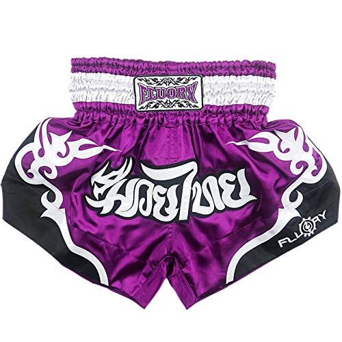 FLUORY Muay Thai Fight Shorts, MMA Shorts, Kleidung, Training, Käfigbekämpfung, Grappling, Kampfsport, Kickboxen, Shorts