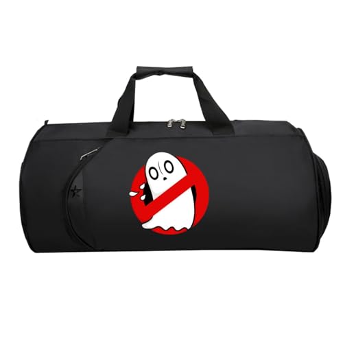 Kleine Reisetasche Anime, Groß Wasserdicht Sporttasche, Weekender HandgepäCk Koffer füR Herren Und Damen Flugzeug(Black 14)