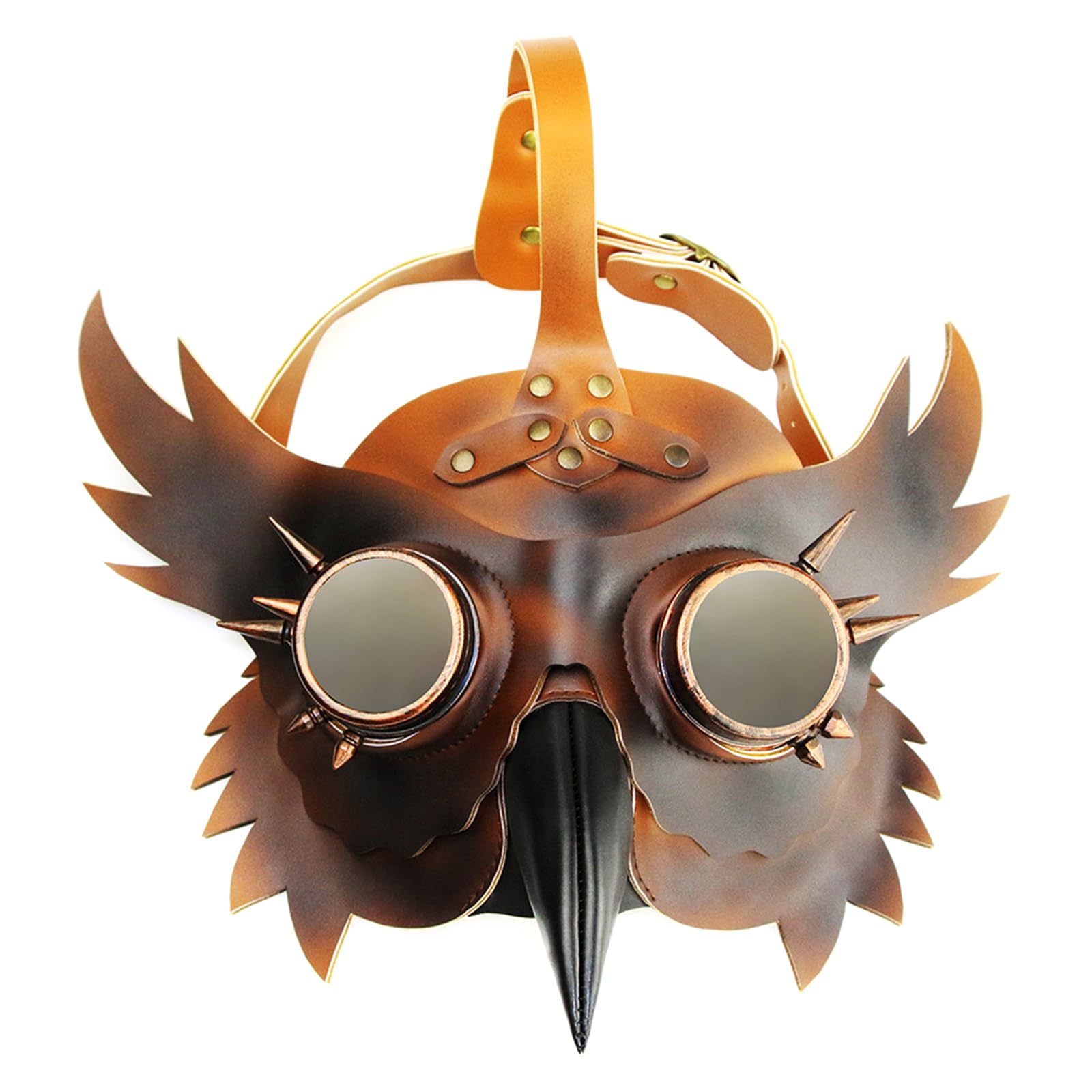 Pestdoktor-Maske, Halloween, Pestarzt, Vogelmaske, lange Nase, Schnabel, Cosplay-Maske, Halloween-Kostüm, Requisiten für Erwachsene, Steampunk, Vogel, Pest, Arzt, Maskerade Maske