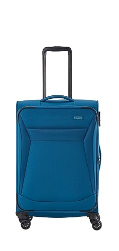 Travelite Chios - 4-Rollen-Trolley M 67 cm erw. petrol