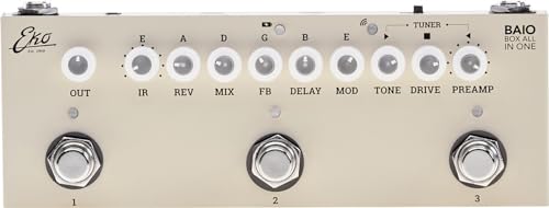 EKO BAIO (Box All In One) Multieffektpedal mit integriertem IR für Gitarre