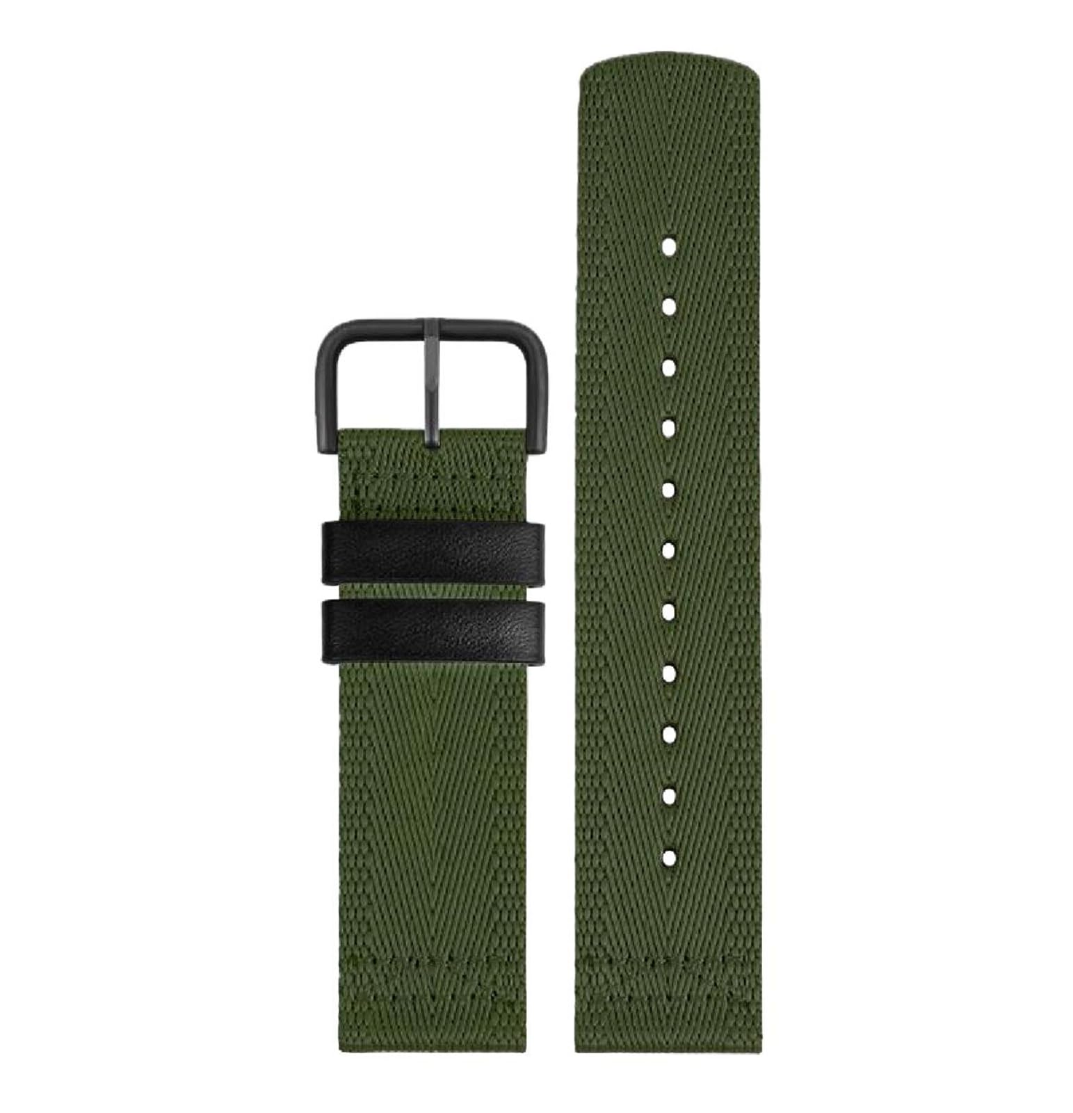 SpaRcz Armband 24mm Nylon-Canvas-Schnellverschluss mit Nadelschnalle für Herren, Farbe 4, 24mm