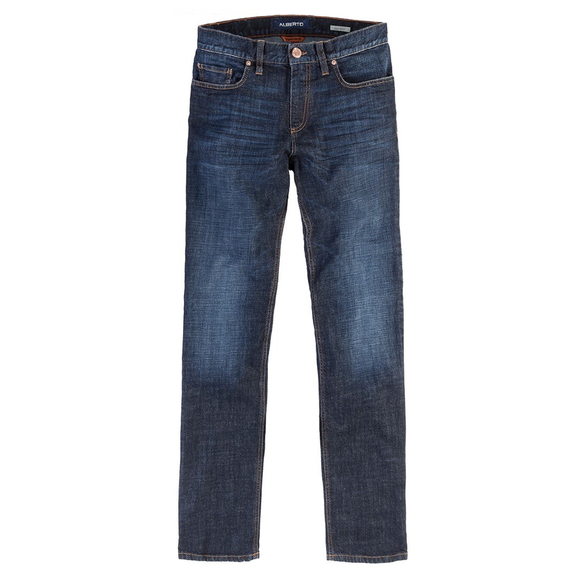 ALBERTO Regular Slim Fit Jeans Nachtblau Größe W40 L30