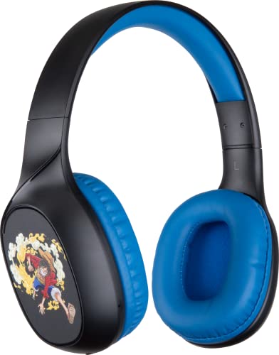 Konix One Piece Bluetooth 5.3 Gaming-Headset - universell, drahtlos, 30 Stunden Batterielaufzeit - 40-mm-Treiber - Motiv: Luffy