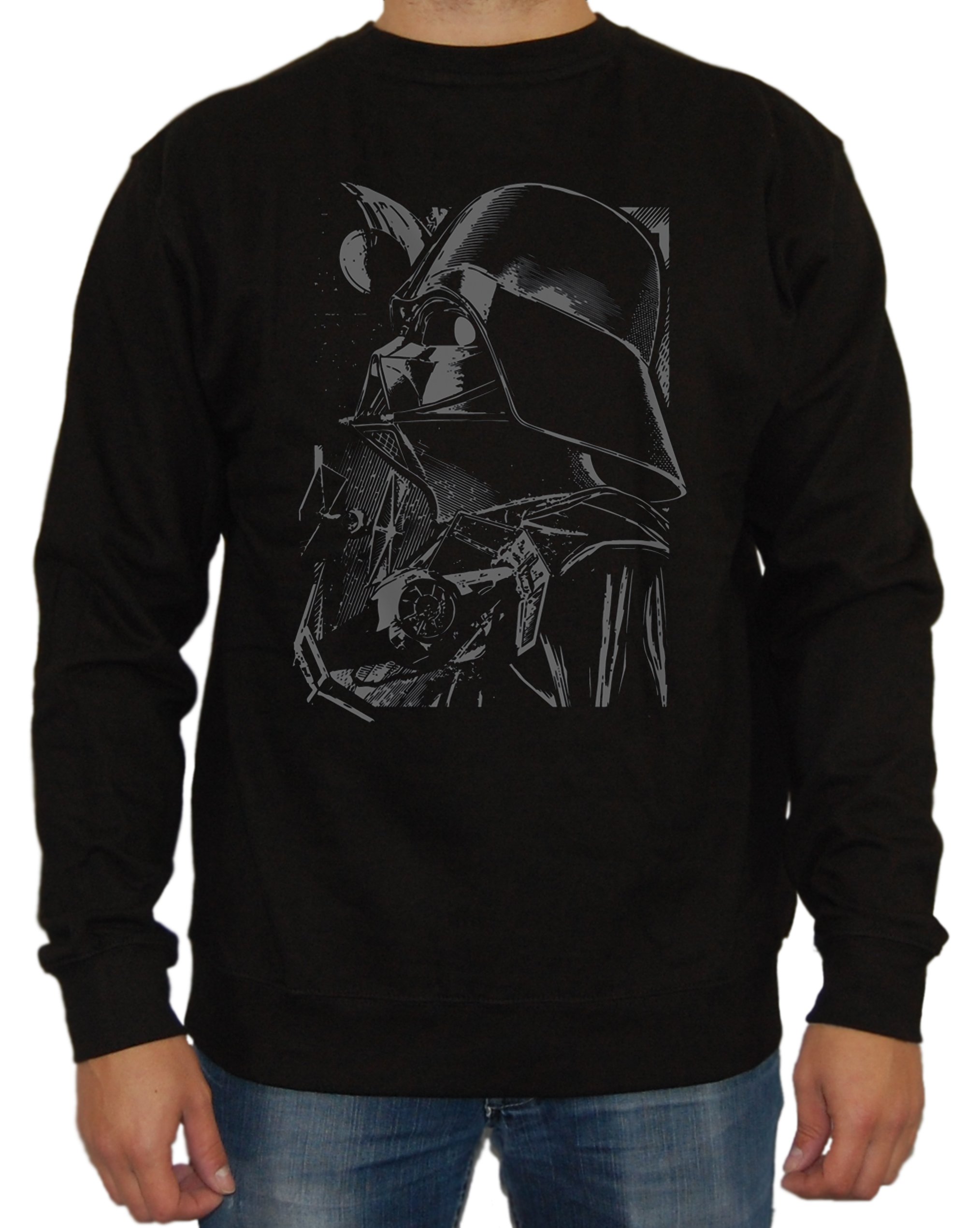 Artshirt-Factory Darth Vader Sweater (XL, Schwarz)