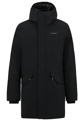 Protest Men Jacke PRTLODO Extra Lange Länge 10K Wasserdicht Und Atmungsaktiv True Black S