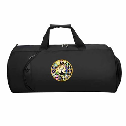 Kam-en Rid-er HandgepäCk Tasche, Leichte Faltbare Duffel Taschen, Weekender Tasche Herren Damen Flugzeug(Black 2)