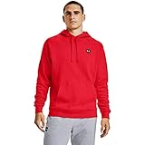 Under Armour Herren Rival Baumwollmischung Raglan Fleece Hoody - Rot - M