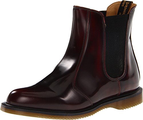 Dr. Martens Damen Flora Arcadia Chelsea Boots, Rot (Cherry Red), 38 EU