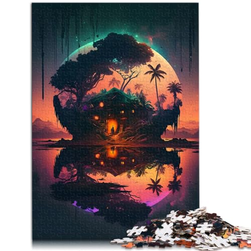 Puzzle, Lernspiele, MAGIC Hut, 1000-teiliges Puzzle, Holzpuzzle, Spaß für Aktivitäten zu Hause, Geburtstagsgeschenk, Reisegeschenk, 1000 Stück (50 x 75 cm)