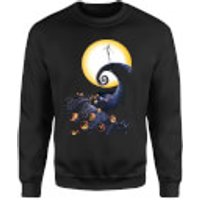 The Nightmare Before Christmas Jack Skellington Pumpkin King Colour Schwarz Pullover - S - Schwarz