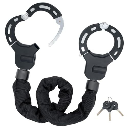 Electric Scooter Lock - bikes Chain Lock, Heavy Duty Anti-theft bikes Lock, bikes Handcuff Chain Lock | bikes Accessories Cycling Gear for Electric Scooters, Bicycles