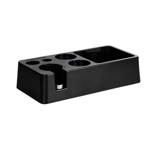 Siebträger-Rack, Espresso-Siebträgerhalter, Tamper-Ständer, Espresso-Organizer-Box, Espresso-Tamperstation, Walnuss-Stopfstation, Tamper-Ständer für Zuhause, Aufbewahrung, Verteiler, Tamper