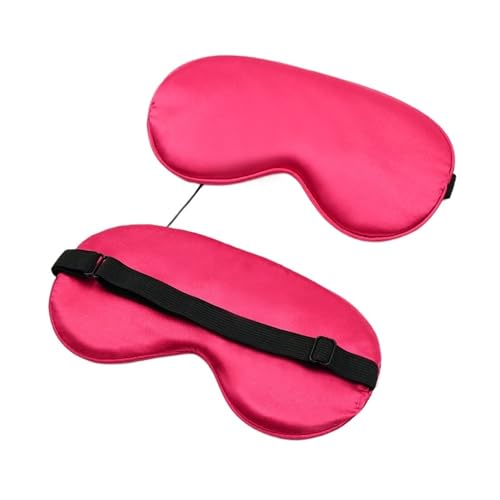 Blackout Schlafmasken, Seide Augenmaske 3D Schlafmaske Augenbinde Einschlafhilfe Augenmaske Soft Memory(Pink)